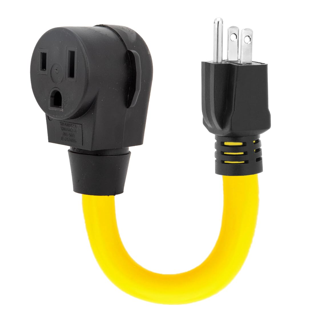 Nema 5-15P to 6-50R Adapter Cord. 15Amp Household Plug to 50Amp Welder Female Power Adapter Cord, Household 15A to Welder 50A Cord, STW 10AWG