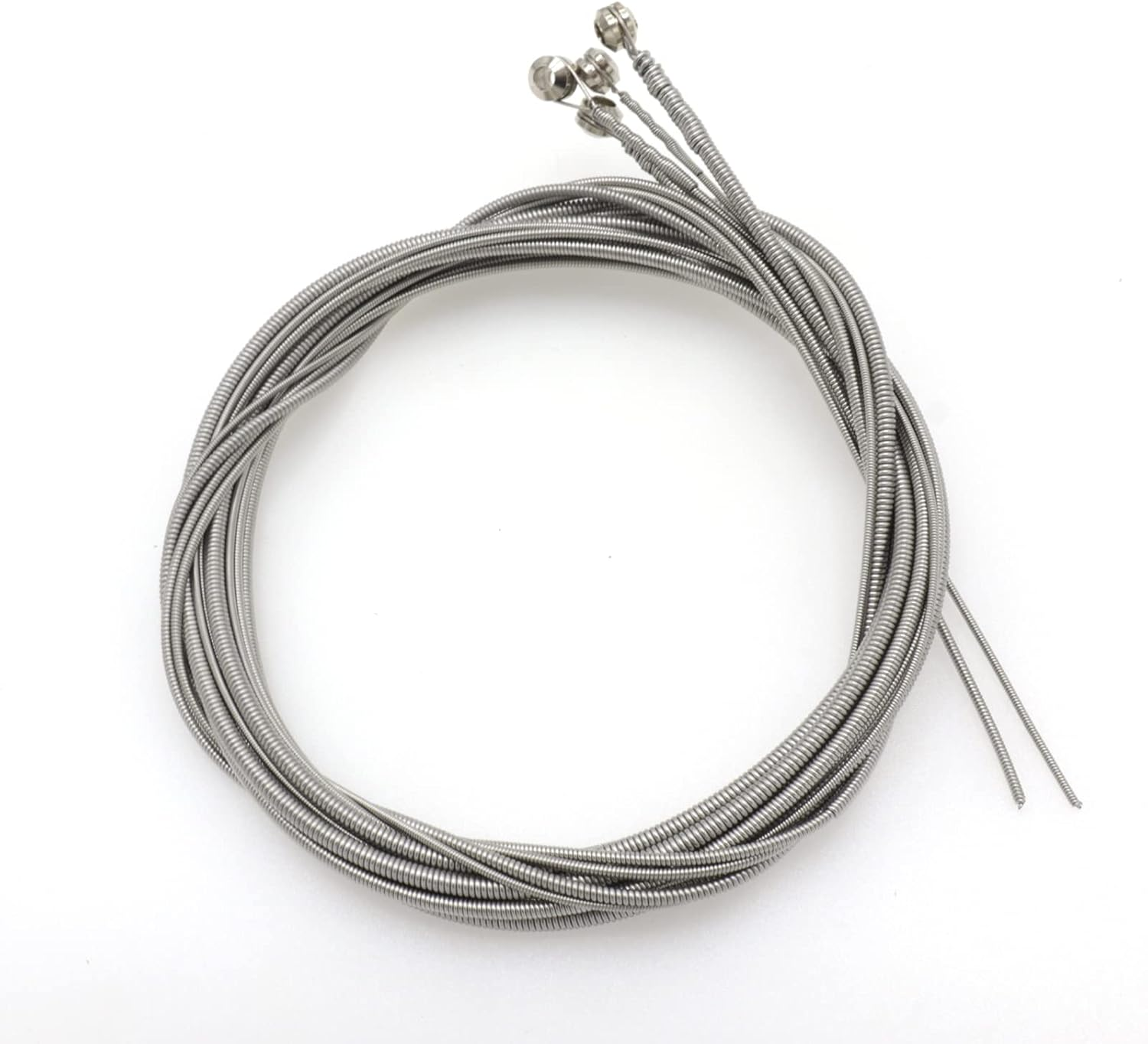 Cheerock Stainless Steel 4 String Bass Strings Replacement Set, Acoustic Bass 