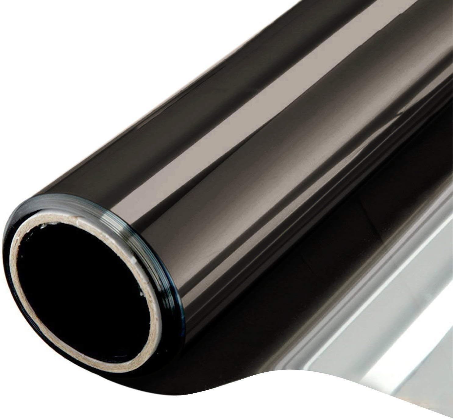 Papel Para Polarizado Para Autos Efecto Espejo Control De Calor Anti Uv Plata