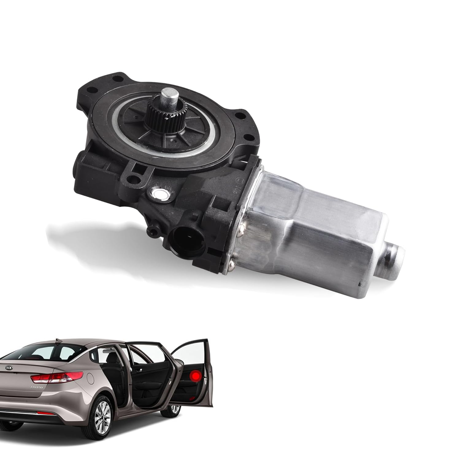Passenger Window Motor Compatible for Kia Optima 2011-15 Front Right Door Window Regulator Motor without Auto Up