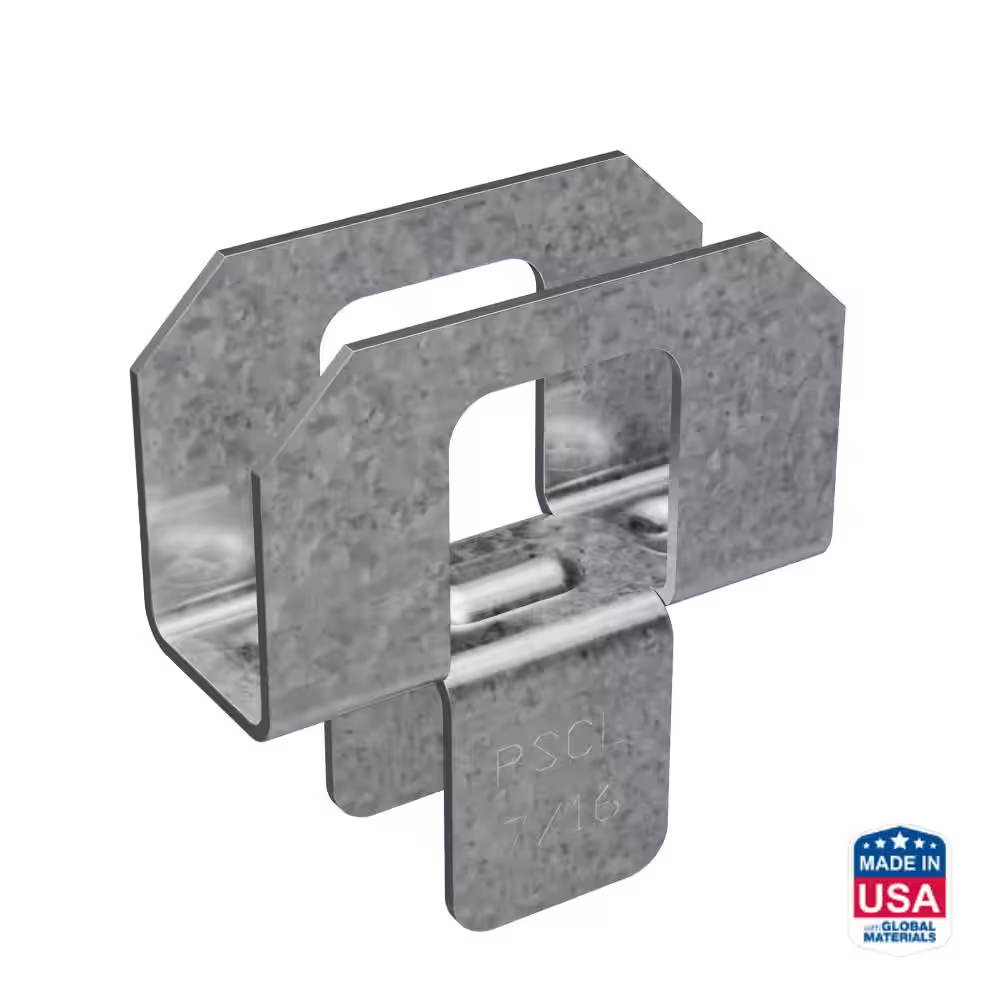 PSCL 7/16 In. 20-Gauge Galvanized Panel Sheathing Clip (50-Qty)