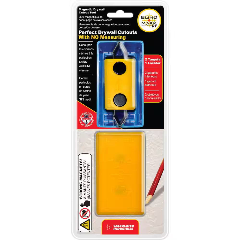 Blind Mark Magnetic Drywall Electrical Box Locating Tool (3-Piece)