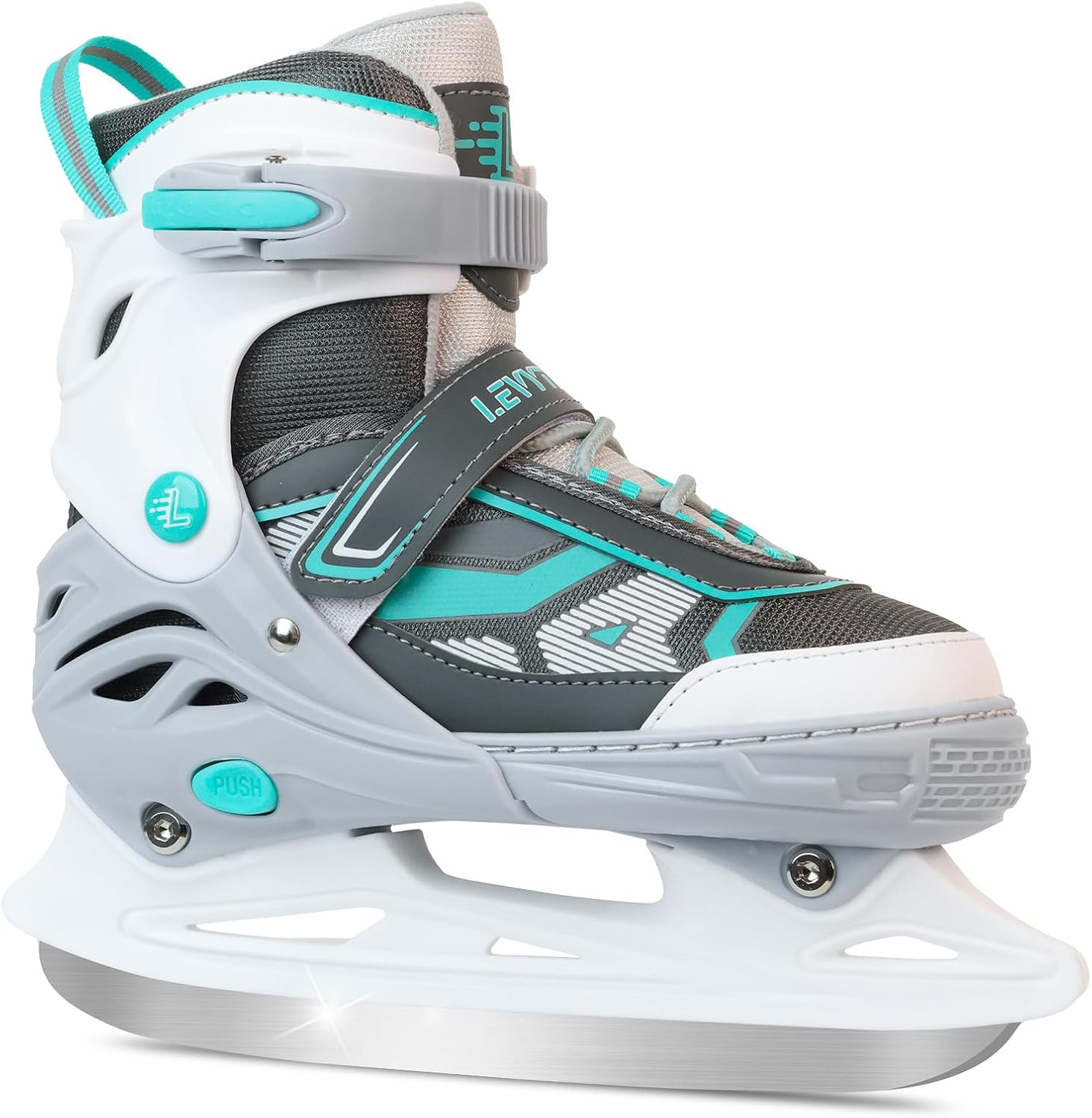 Patin de hielo ajustable para ninos y ninas 4 tamanos proteccion triple hoj