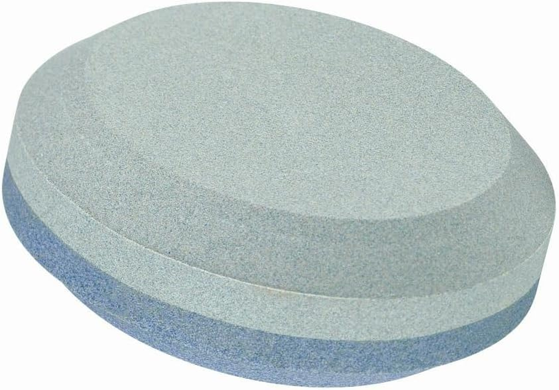 Lanksy Dual Grit Sharpening Puck: Axe Sharpener, Knife and Machete Sharpener, and Garden Tool Sharpener - LPUCK