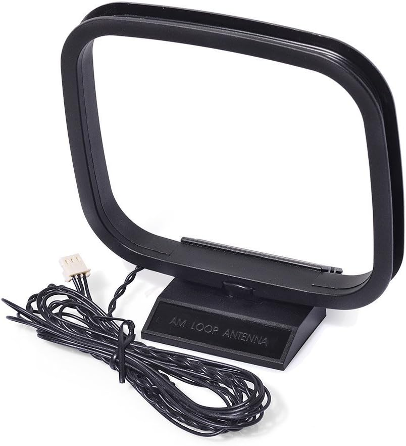 Eightwood AM Loop Antenna 3 Pin Mini Connector Compatible with Sony HiFi Series