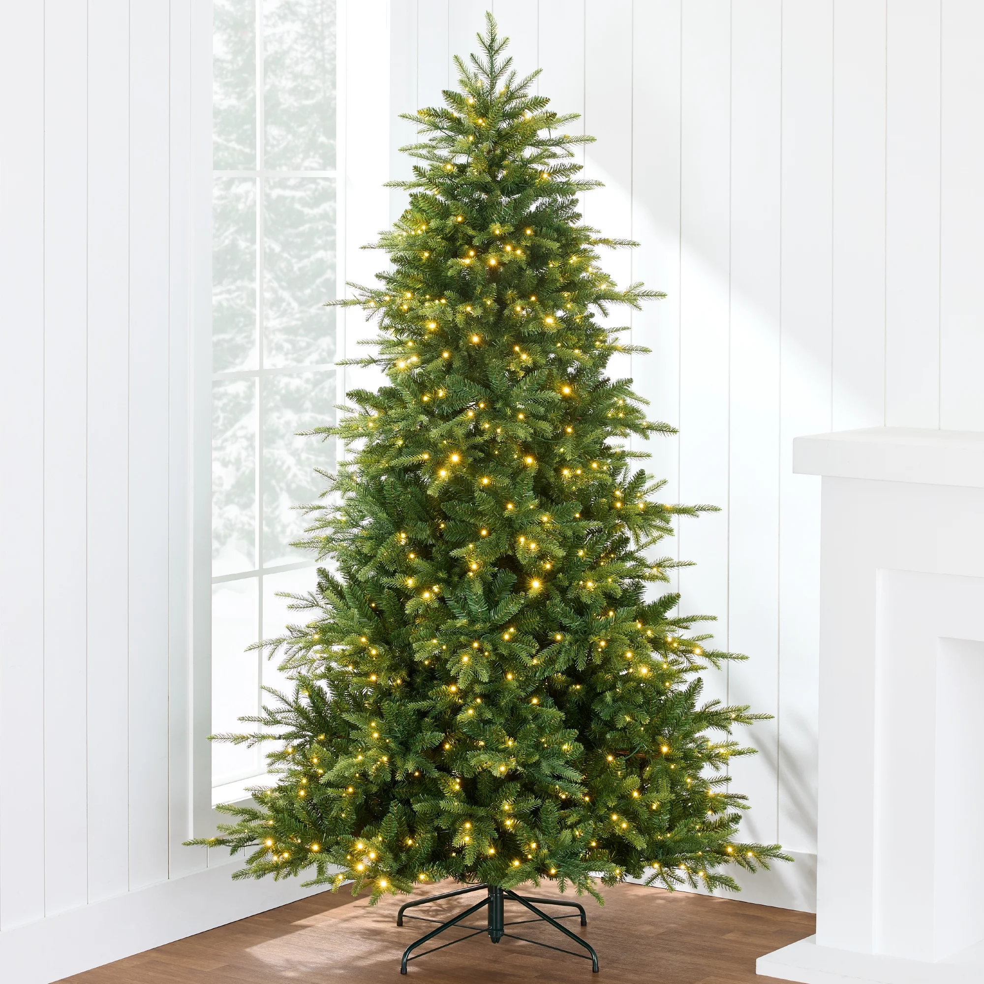 Best Choice Products 6ft Pre-Lit Artificial Full Aspen Noble Fir  Tree w/ 450 2-in-1 Glowing Micro LEDs