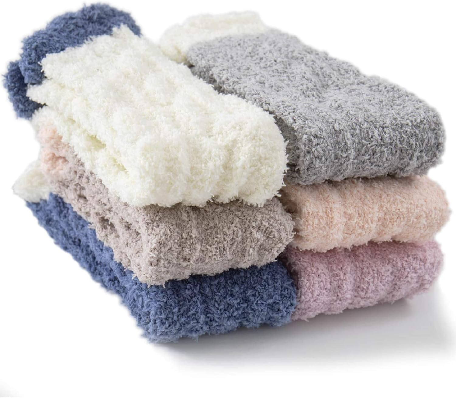 Regalos calidos mujer calcetas peludas suaves pantuflas para dormir tela suave