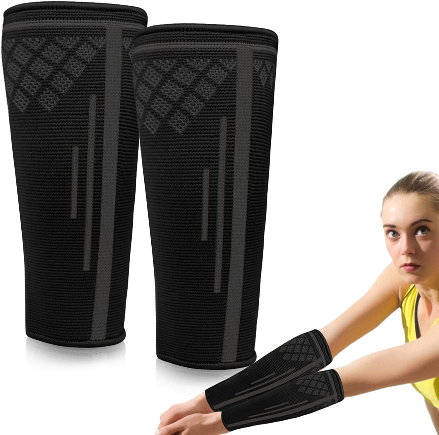 Rapsrk Volleyball Arm Sleeves Compression Sleeves Sports Forearm Sleeves,Pass... - Picture 2 of 16