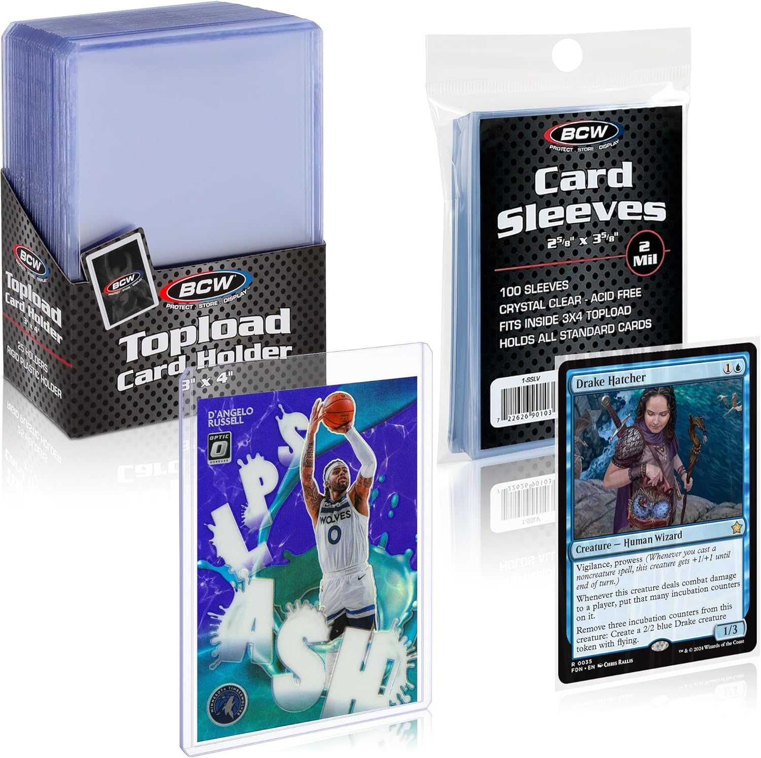 football card sleeves and top loaders Amazon.com: TRUGQ 400 Card Sleeves Top Loads for Cards,3