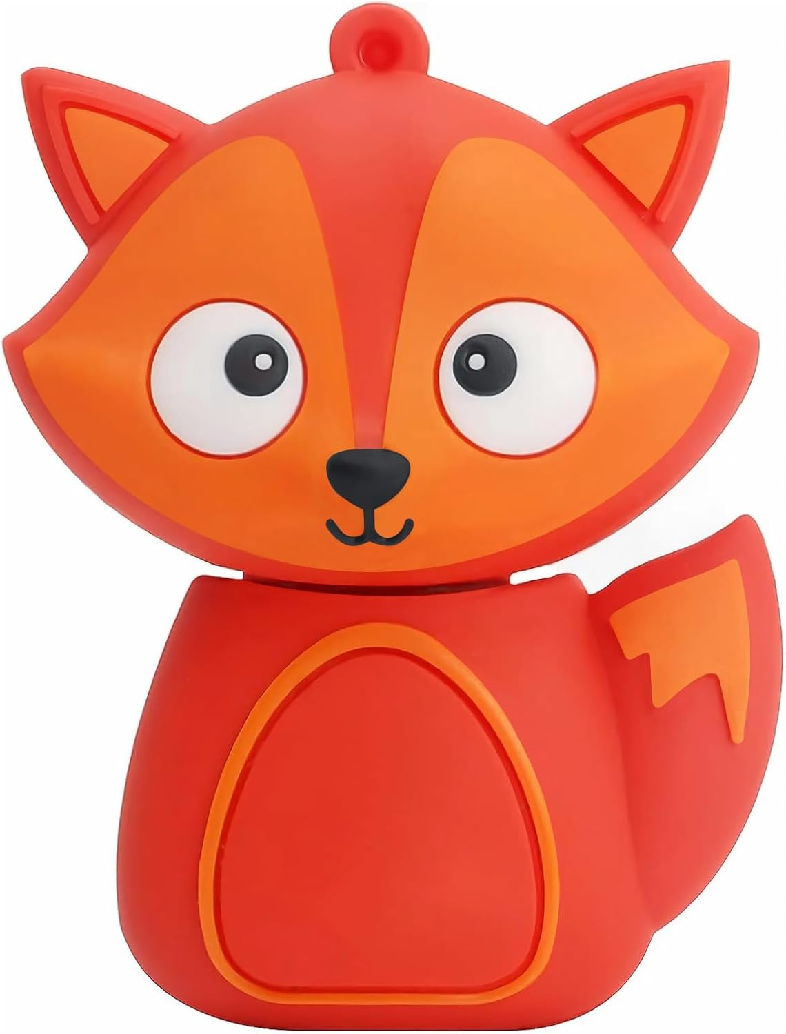 64GB USB Flash Drive Cute Fox-Shaped, Borlterclamp Cute Memory Stick