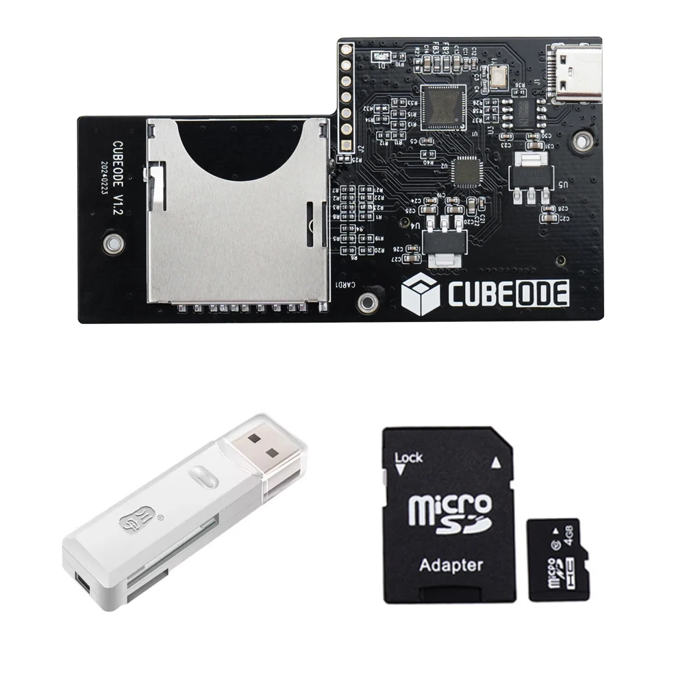 CUBEODE V1.2 Optical Drive Emulator Board for GC Loder Swiss SD2SP2 Reader for All Version NGC Gamecube Game Console