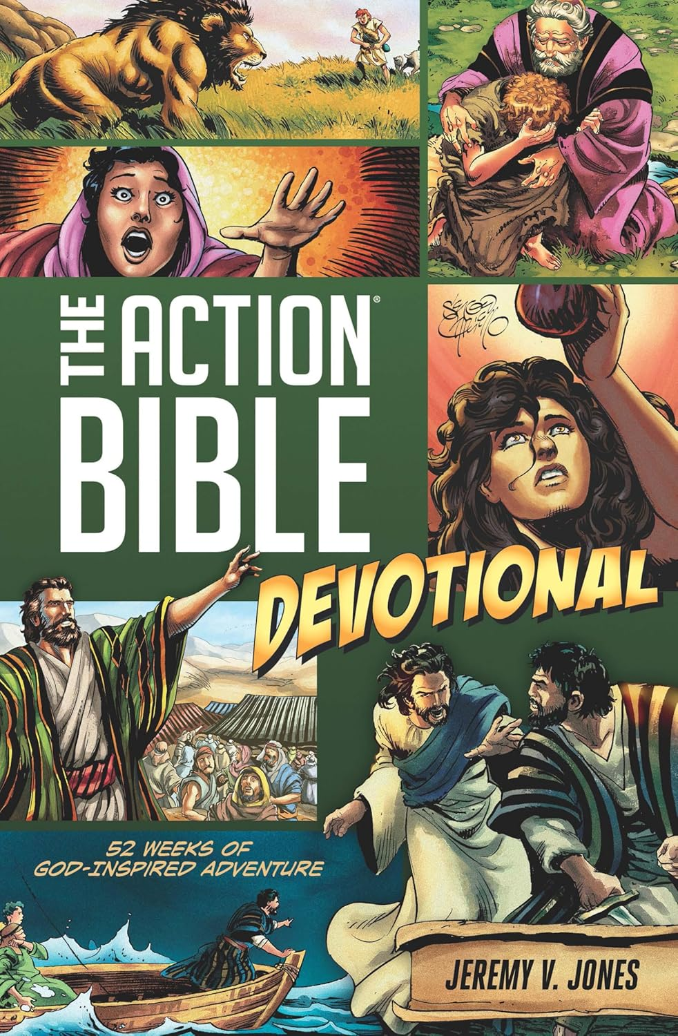 The Action Bible Devotional: 52 Weeks of God-Inspired Adventure (Action Bible Series)