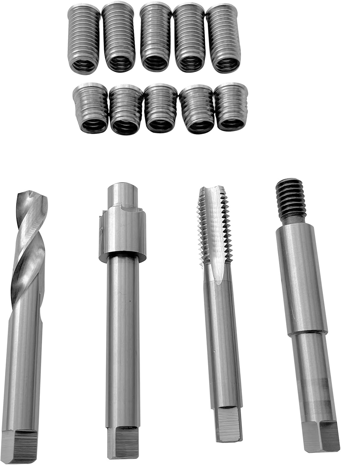 M11X2.0 Two Sizes Thread Repair Kit (Including 5 Inserts 16.2Mm Length,5 Inserts 28.2Mm Length)