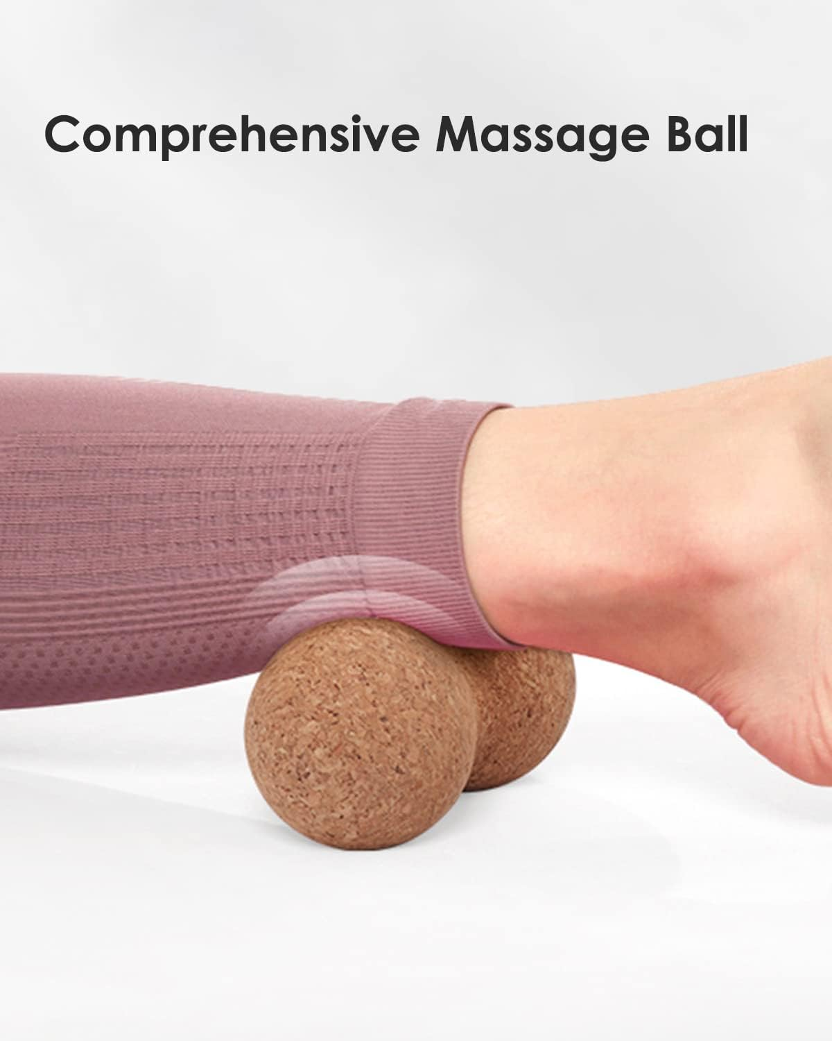Cork Peanut Massage Ball, Peanut Double Lacrosse Massage Ball for Deep Tissue... - Picture 6 of 15