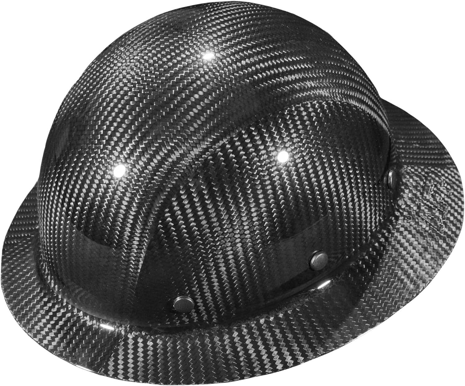 Fiber Full Brim Hard Hat | 6 Point Ratchet Suspension | OSHA & ANSI Rated