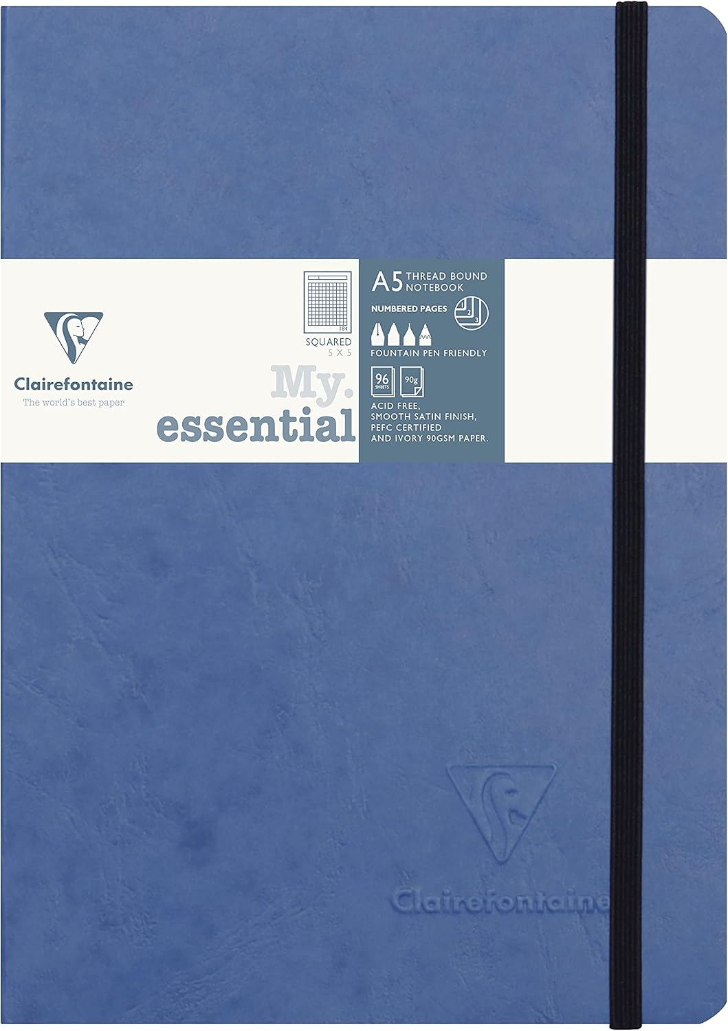 Thread-Bound Grid Notebook Thread-Bound Grid Notebook, Blue, 1 (CR-793424C)