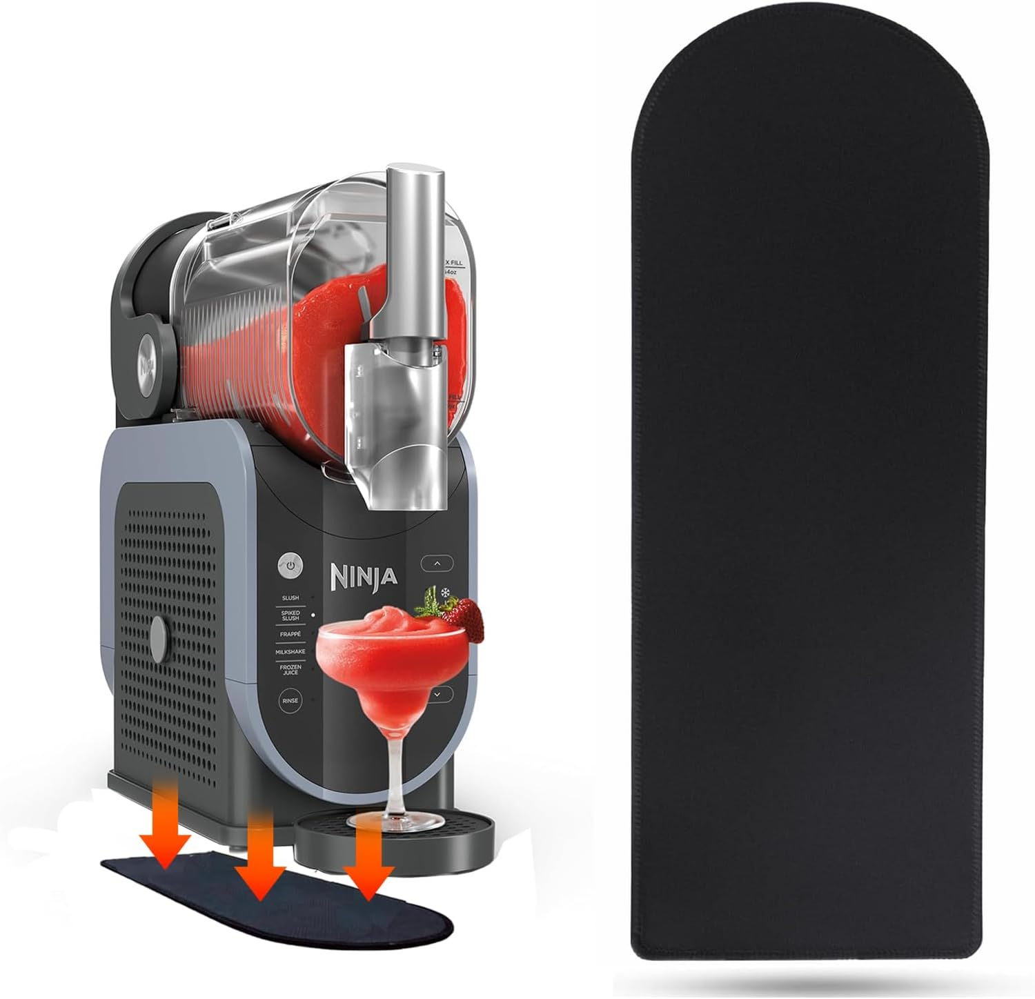 Sliding Pad for Ninja Slushie Machine FS301C / FS301 / FS300, Non-Slip Mat & Smooth Move Accessory Ppgrade Your Nin