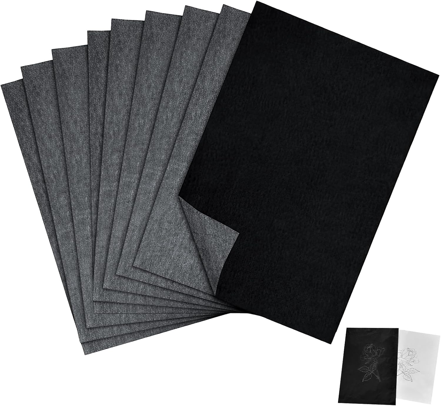 50 Blatt Pauspapier A4,Transferpapier,Durchschlagpapier,Graphitpapier,Kohlepapier Zum Nachzeichnen,Abpauspapier,Blaupause Papier,Tracing Paper,Pauschpapier A4,Blaupapier Durchschreiben Leinwand