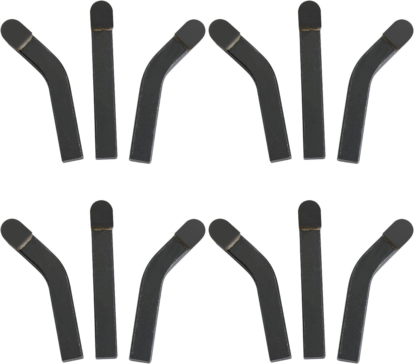 12 Pack 1/2 Inch X 1/2 Inch Stump Grinder Teeth Compatible with 500 Series Aftermarket Stump Grinder for Stump Removal