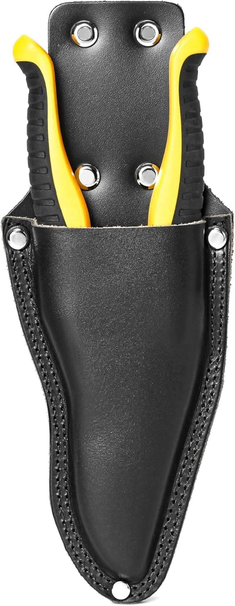 Garden Pruner Sheath,Pruner Tool Holster,Premium Genuine Leather Pruner Holster Protective Case for Garden Pruning Snips and Clippers