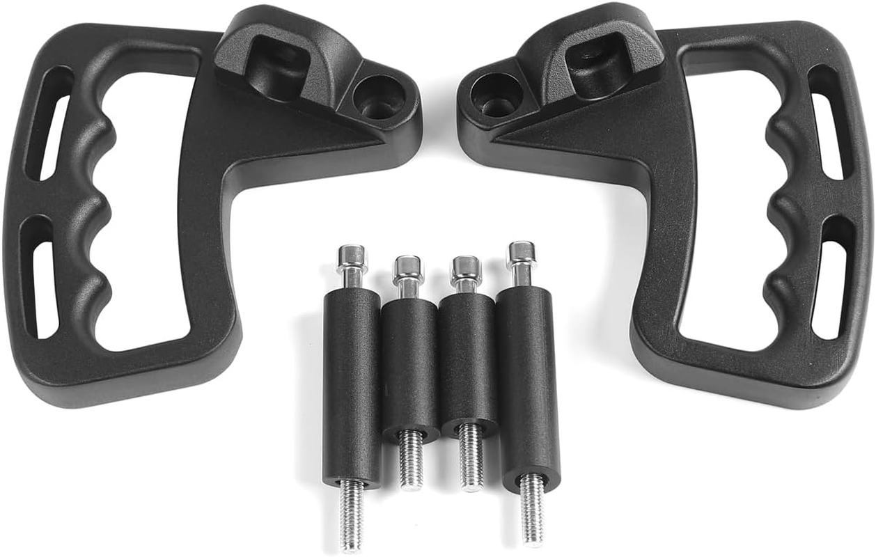 JK Front Grab Handle, Aluminum Alloy Top Grab Bar Fit for Jeep Wrangler JK JKU Sports Freedom Sahara Rubicon Unlimited 2Door 4Door 2007-2017