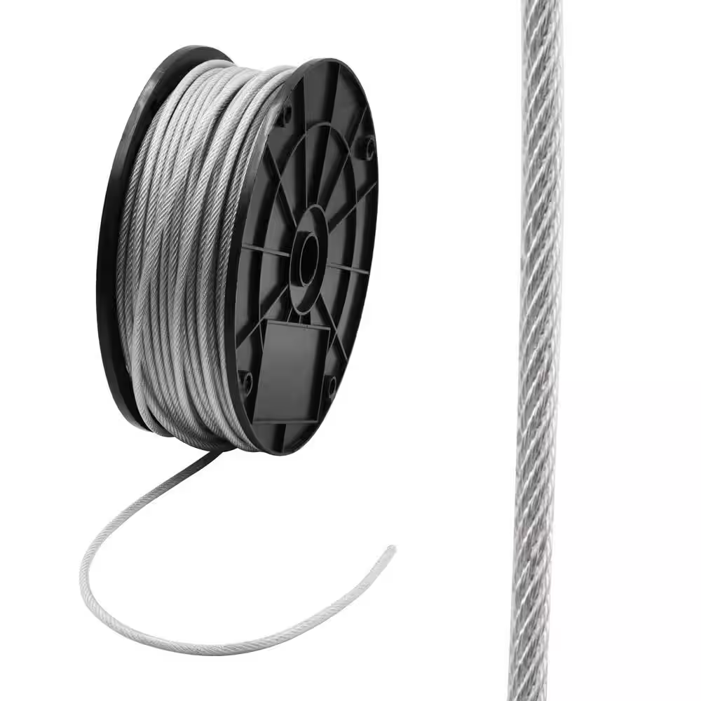 3/16 In. X 250 Ft. Galvanized Steel Uncoated Wire Rope