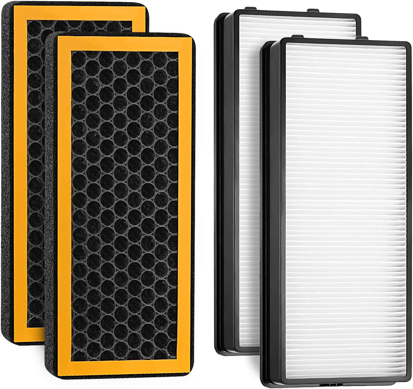4 Pcs Replacement Filter for Homedics Petplus Totalclean AT-PET01, AT-PET02