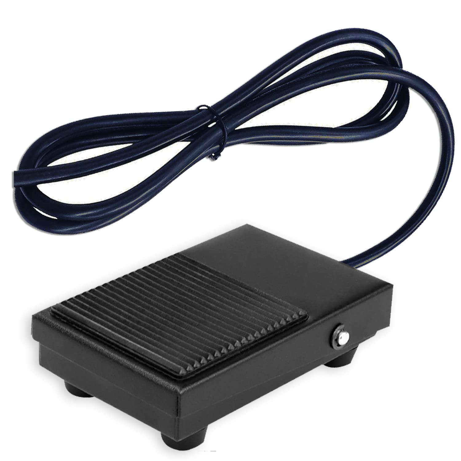 Interruptor de Pedal Momentary 250VAC 10A SPDT 1NO1NC 6ft Cable de Negro