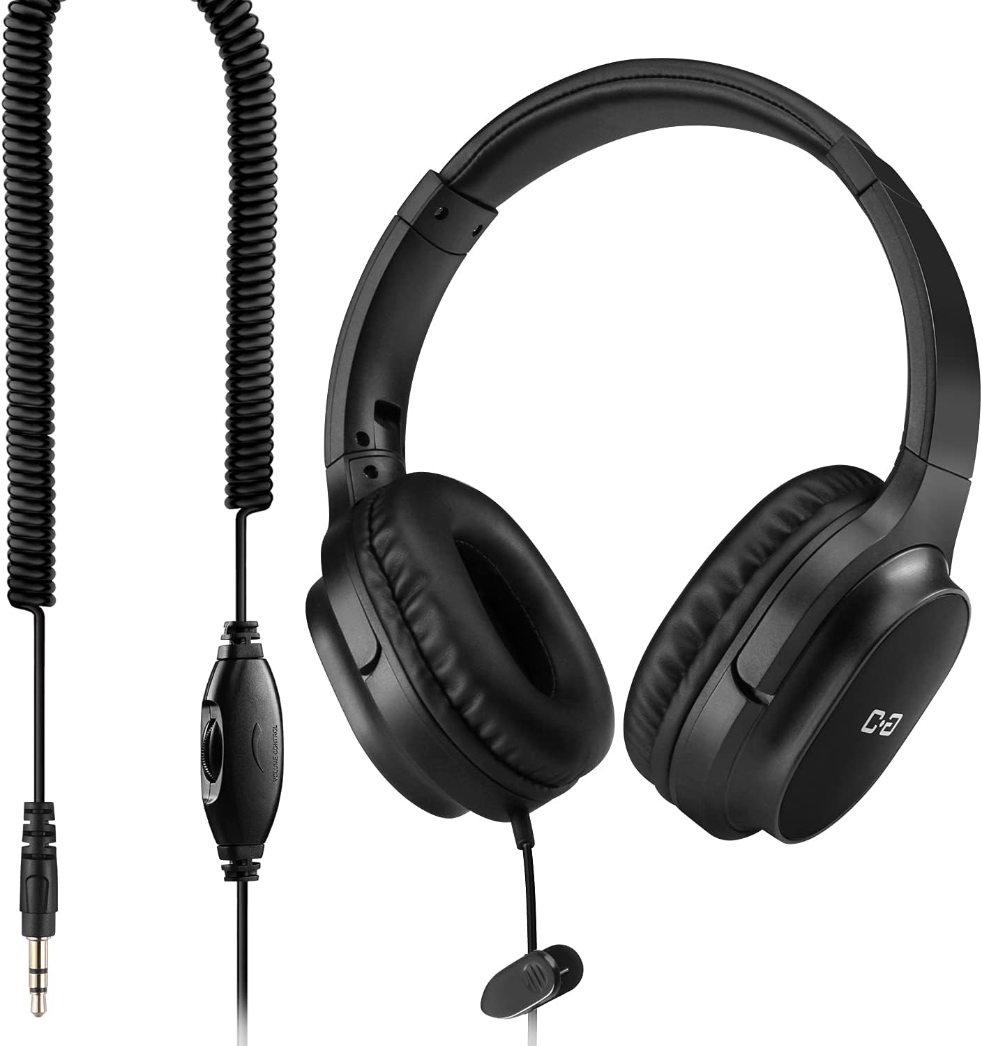 Extra Long Cord Headphones for TV and PC 3.5Mm Wired over Ear Stereo Headset