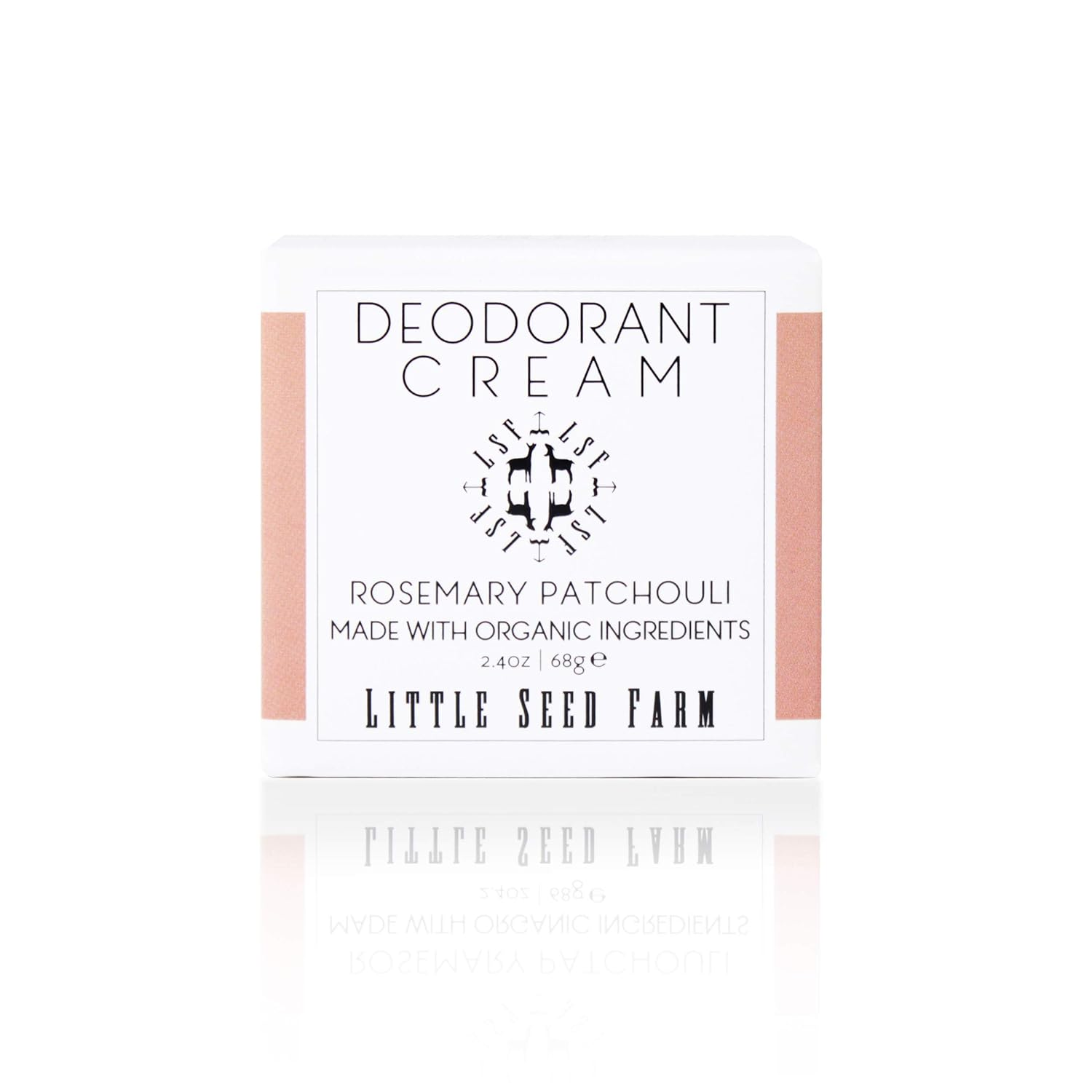 All Natural Deodorant Cream, Aluminum Free Deodorant for Women or Men, 2.4 Ounce - Rosemary Patchouli