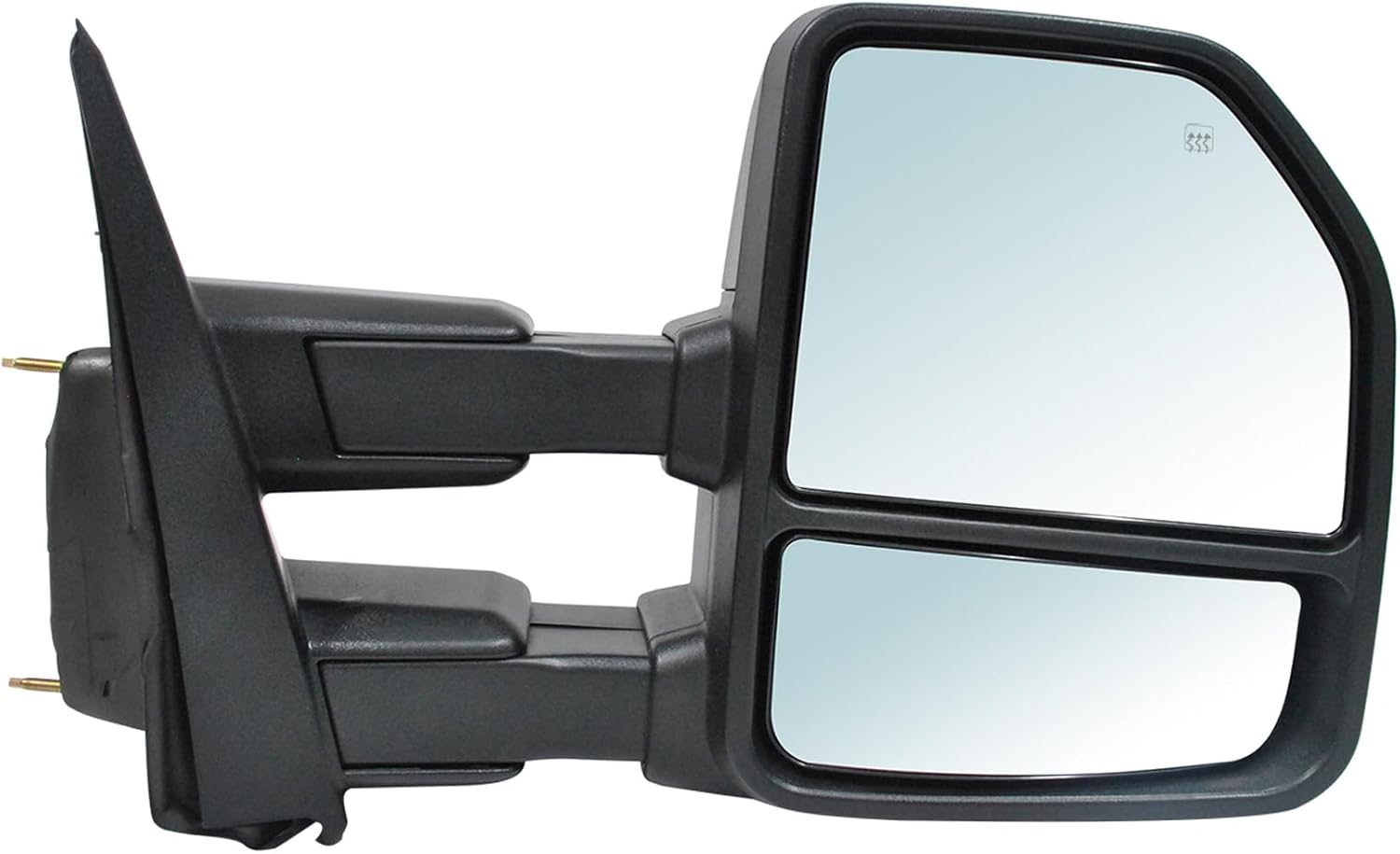Tow Mirrors for Ford F150 2015 2016 2017 2018 2019 2020 Right Passenger Side Towing Mirrors with Power Heated Puddle Lights Turn Signal Auxiliary Lights Temperature Sensor