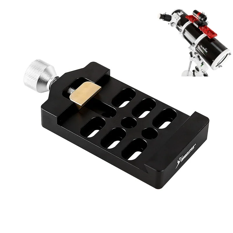 Wide Dovetail Clamp Adapter Plate Saddle Plate Dovetail Mounting Plate for Astro Telescope