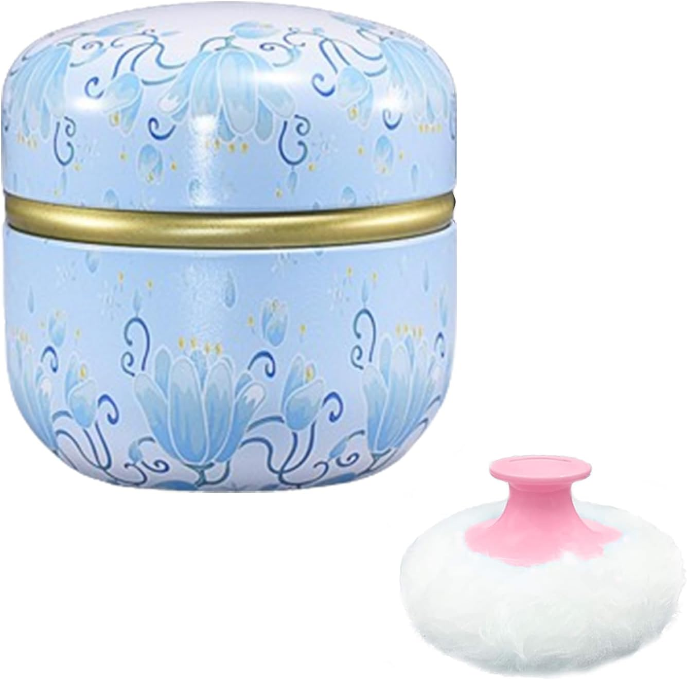 Qopoto Body Powder Puff and Container for Dusting Powder, Women Powder Puff a... - Picture 22 of 22