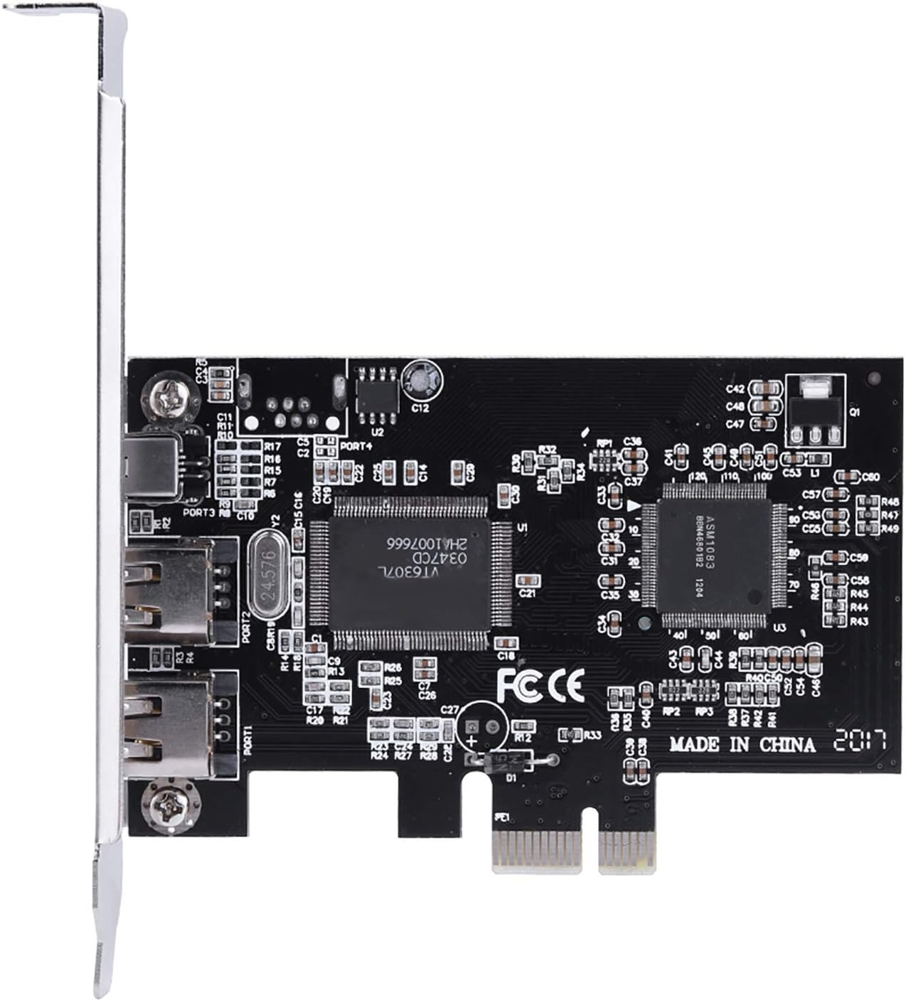 PCIE Firewire Controller Card for High Performance Devices, Supports Hot Swapping and Plugandplay Connection, Works with Firewire 800 and 1394 Devices, Suitable For, for OS
