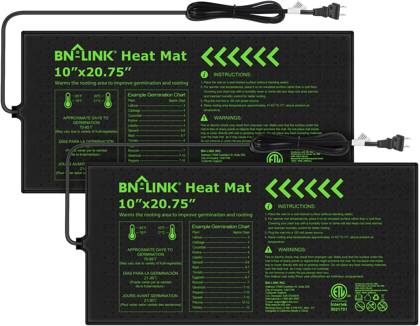Durable Seedling Heat Mat for Seed Starting 10