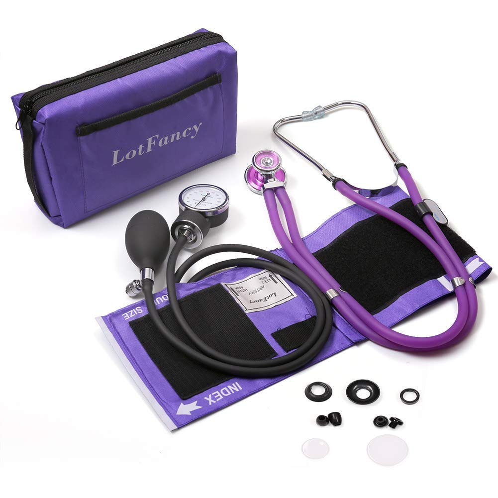 Kit De Presion Arterial Esfigmomanometro Para Adultos Blood Pressure Set W/ Cuff