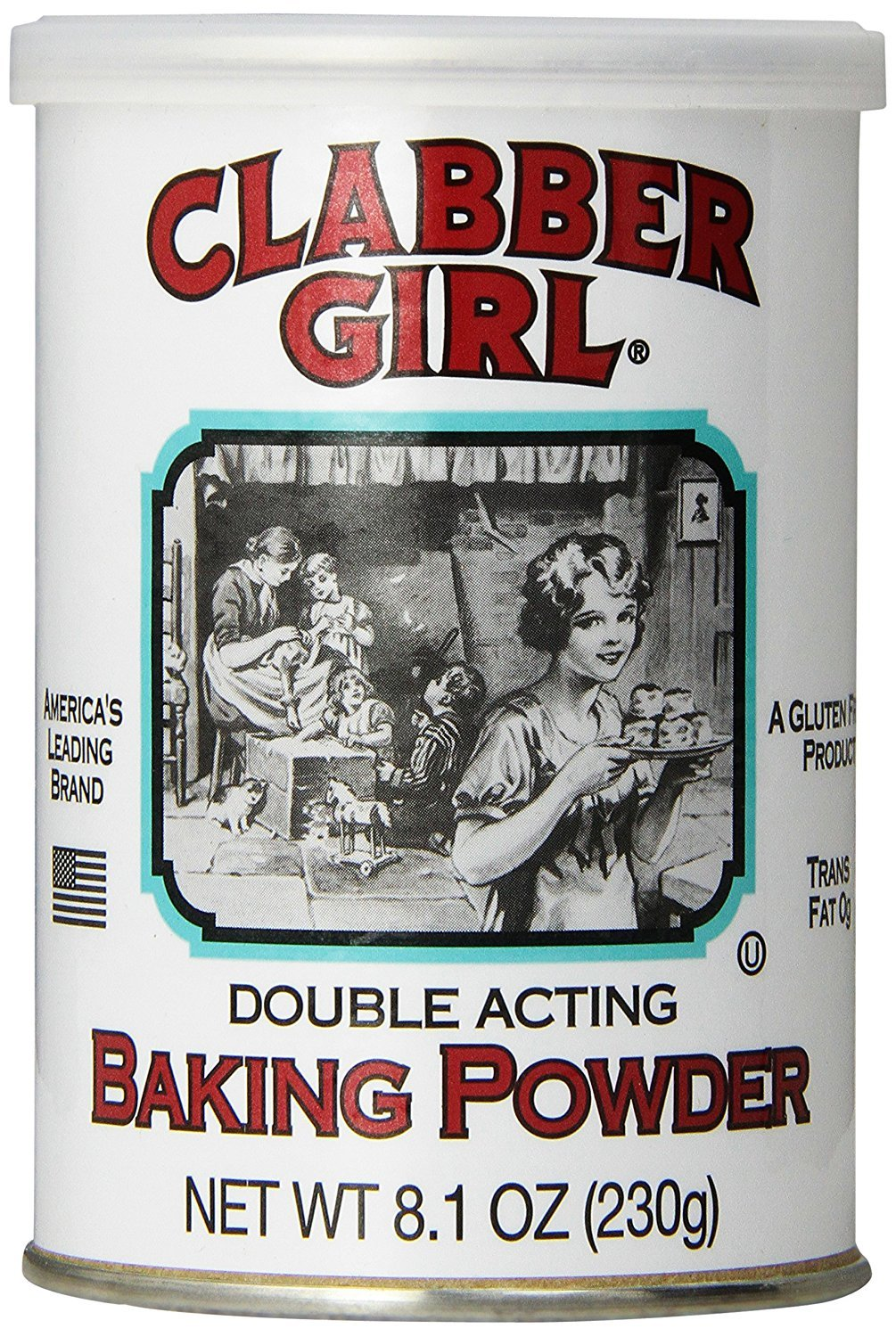 Clabber Girl Double Acting Baking Powder, 8.1 Ounce