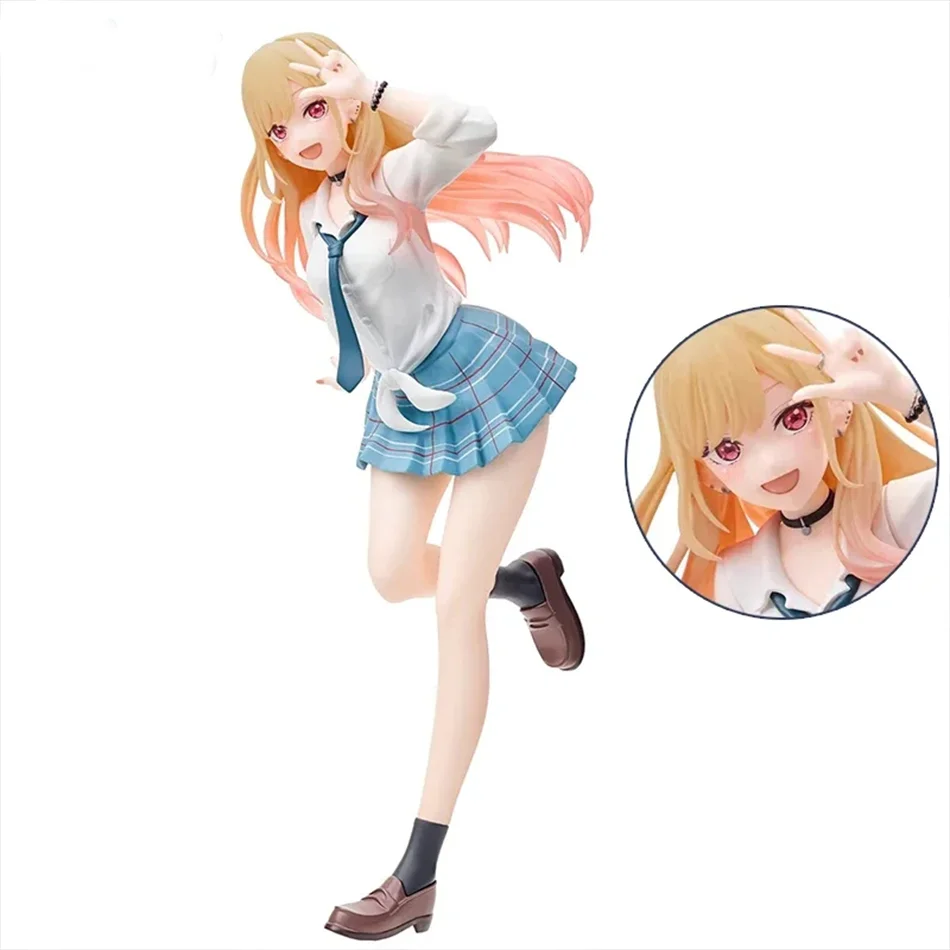 My Dress up Darling MARIN KITAKAWA Uniform Anime Figure Toys 18Cm PVC Model Collector Birthday Gift