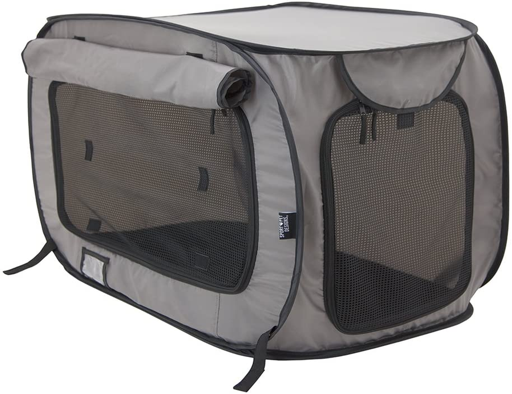 Large Pop Open Kennel, Portable Cat Cage Kennel, Waterproof Pet Bed, Carrier