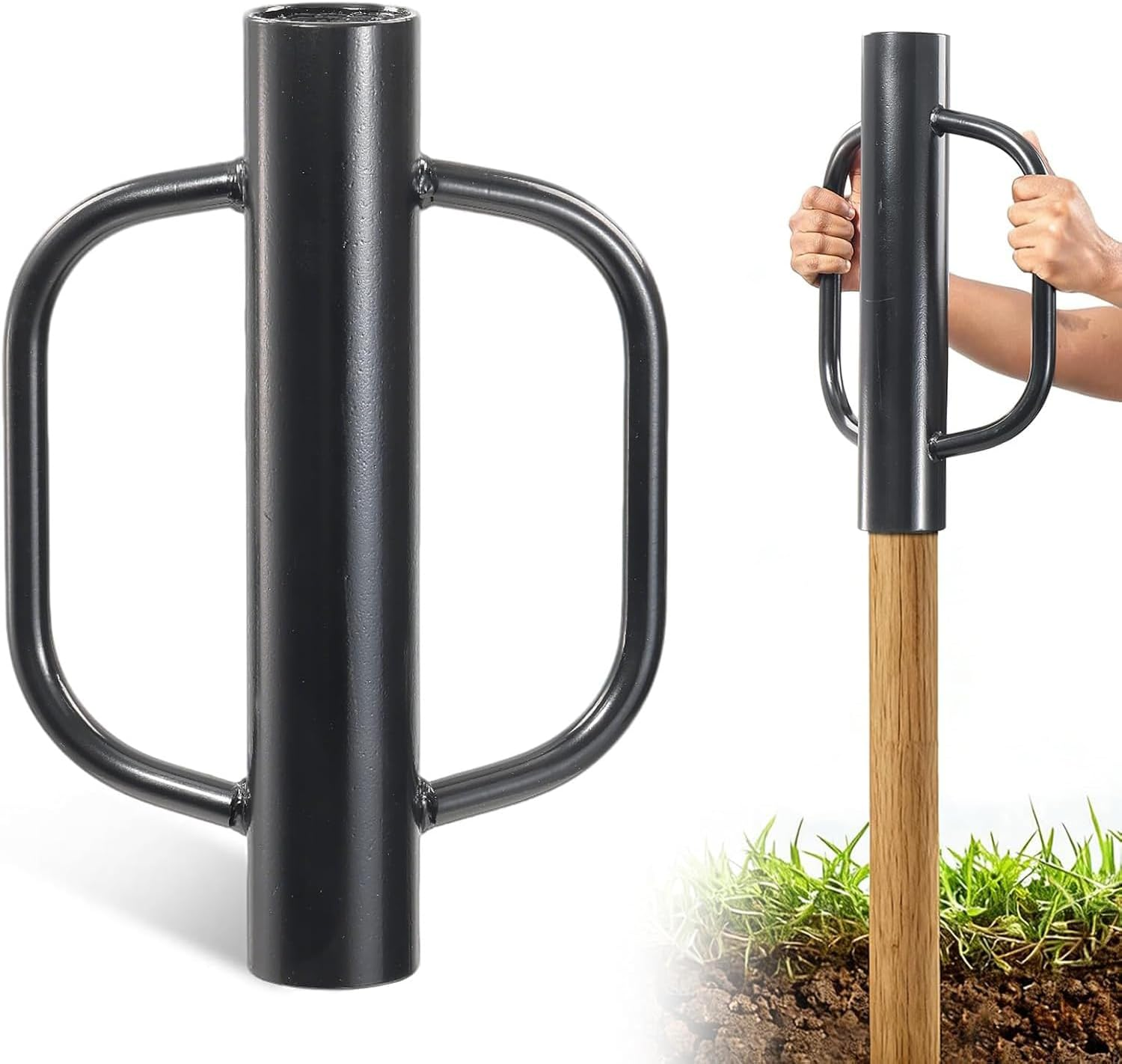 Fence Post Driver, 12LB T Post Driver with Handles
