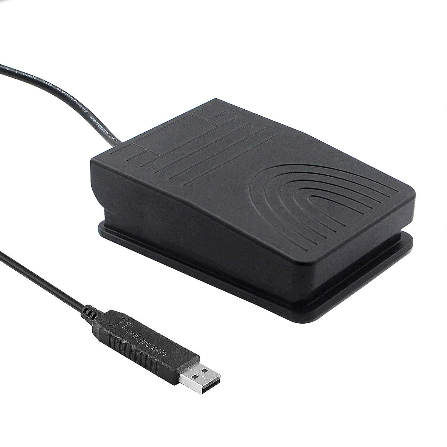 [Upgraded]  USB Foot Pedal Switch Video Game PC Hands Free Footswitch One Key Control Program Computer Mouse Keyboard HID with 2M Cable