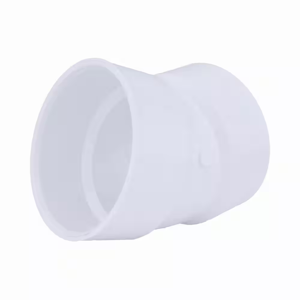 3 In. DWV PVC 22-1/2-Degree Hub X Hub Elbow Fitting NEW