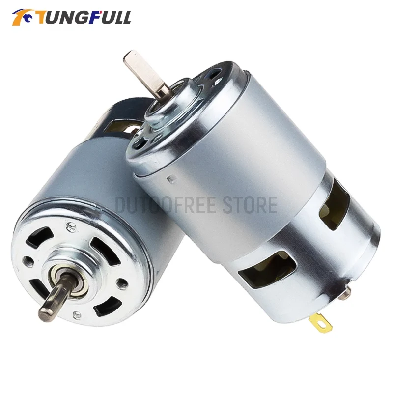 775 795 895 DC Spindle Motor High Power DC Geared Motor Ball Bearing Spindle Motor Electronic Component Motor