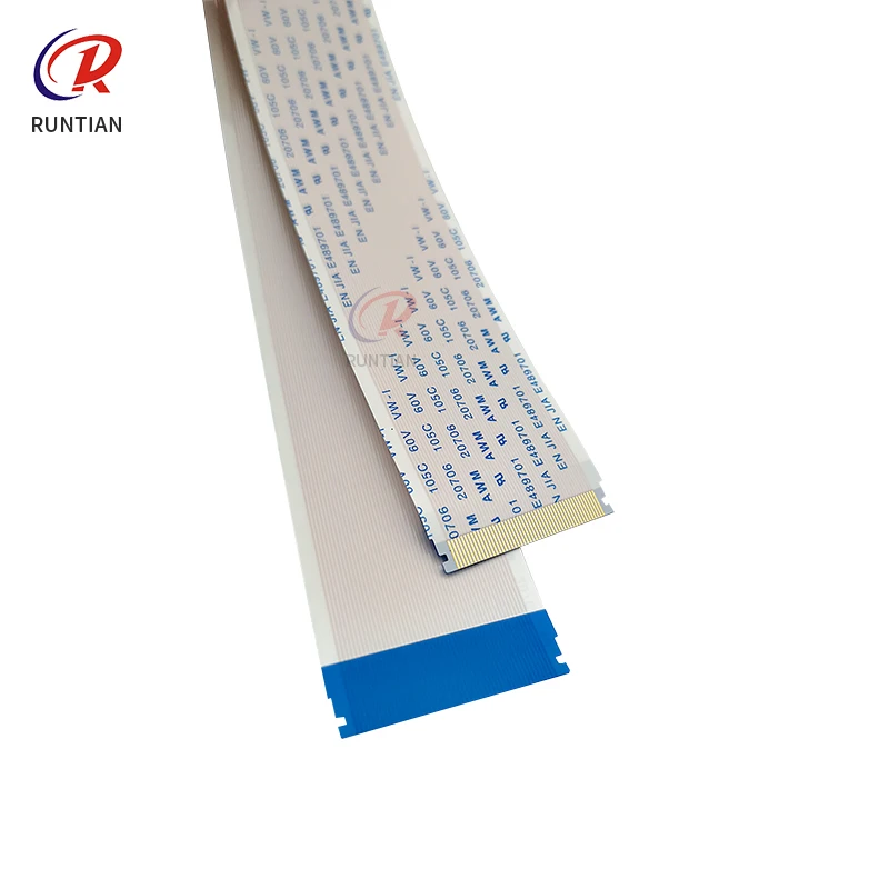 2pcs xaar1201 printhead cable length 35cm 80cm 40p 50p data cable for kingt uv printer xaar1201 ffc print head cable