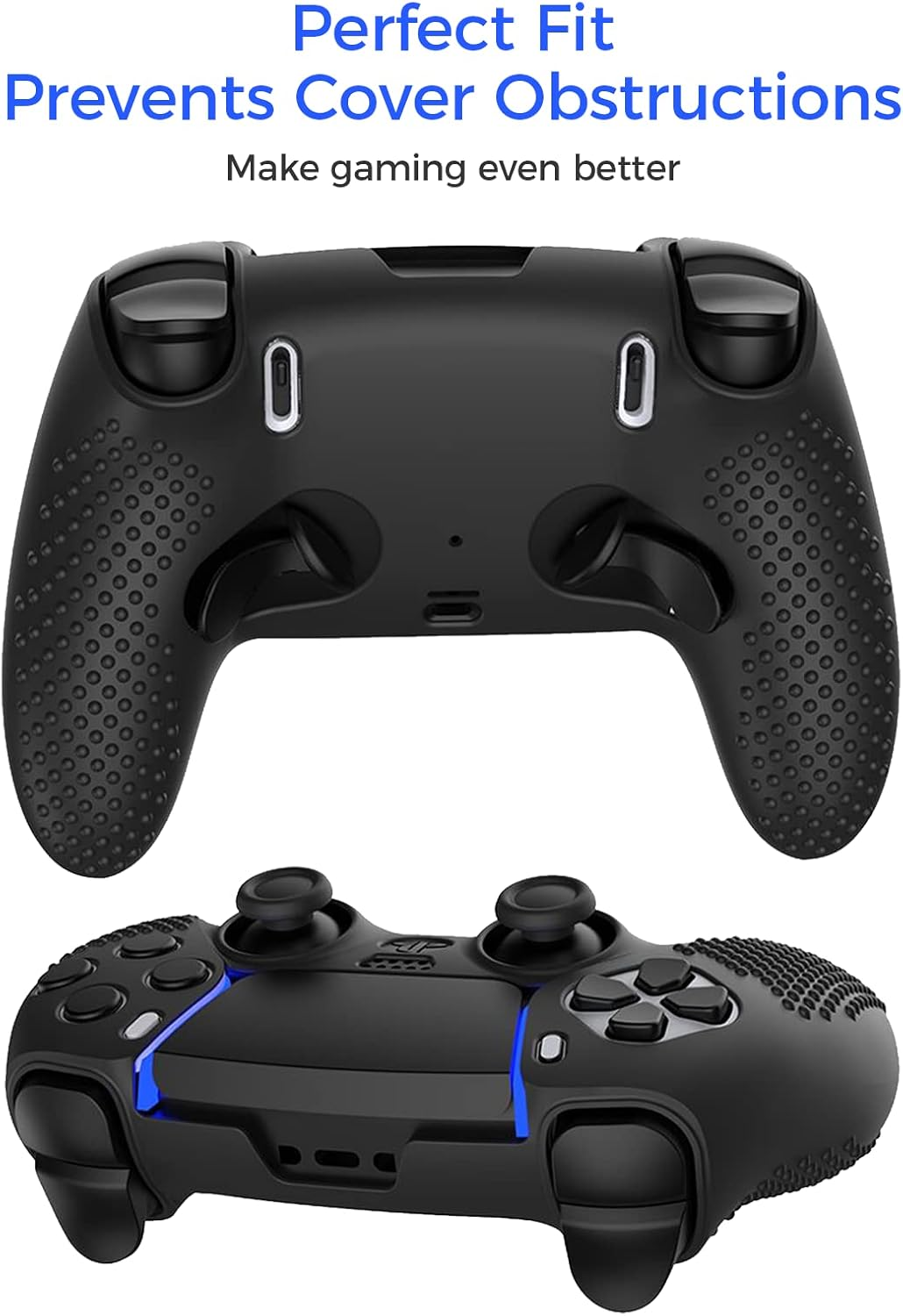 KOEBSHPE Anti-Slip Cover for PS5 DualSense Controller, Accessories Including ... - Picture 8 of 14