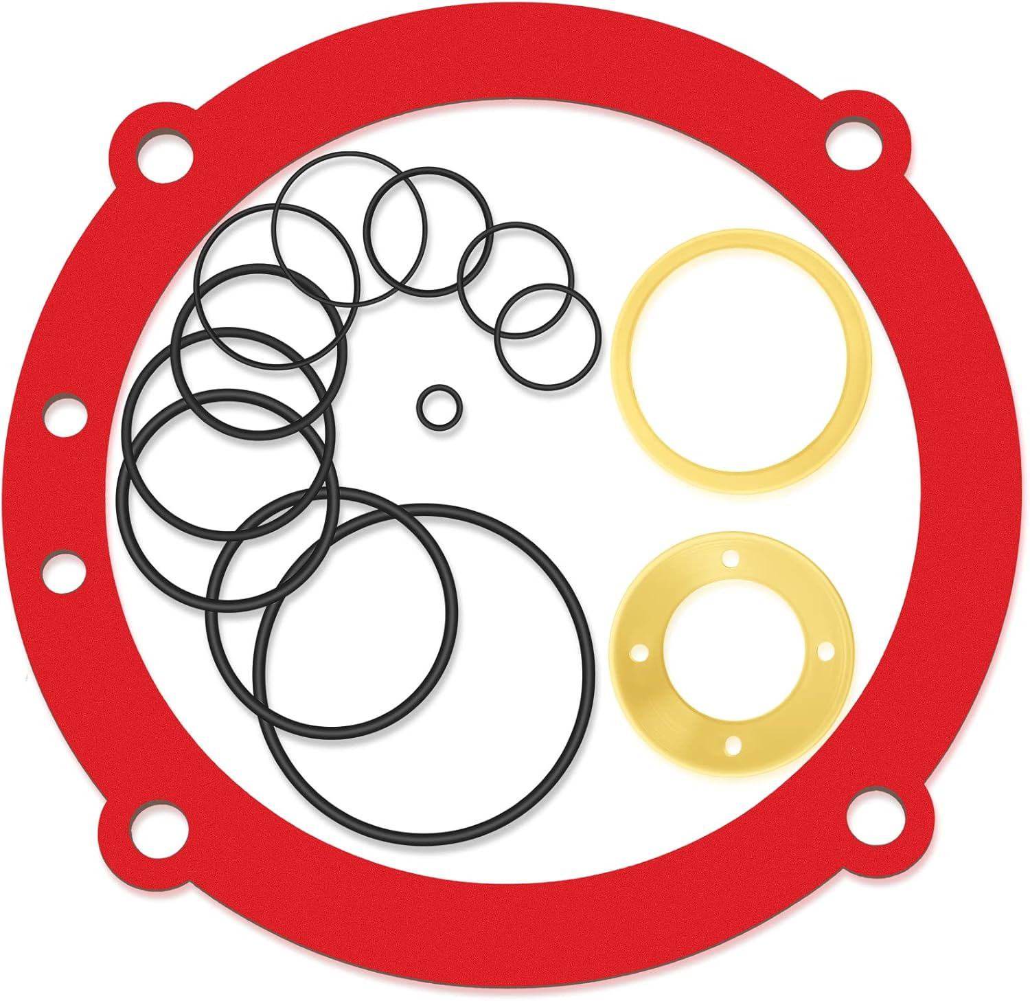 F350S O-Ring Rebuild Kit – Includes 402011 Seal Sleeve, 501001 Cap Gasket, 500407 Main Valve Spring For F350S/F250S Framing Nailers