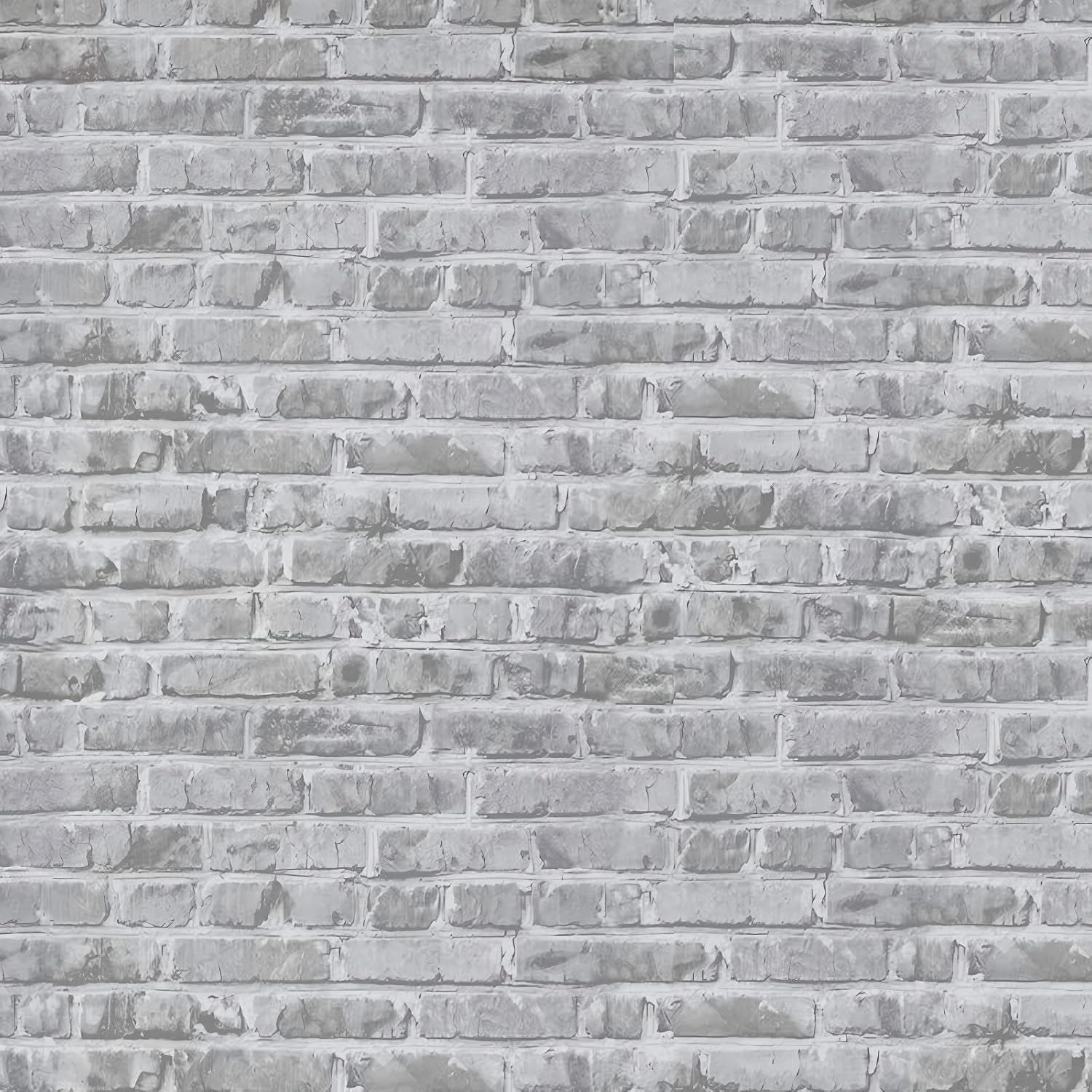 Grey Brick Peel and Stick Wallpaper Brick Contact Paper 17.7