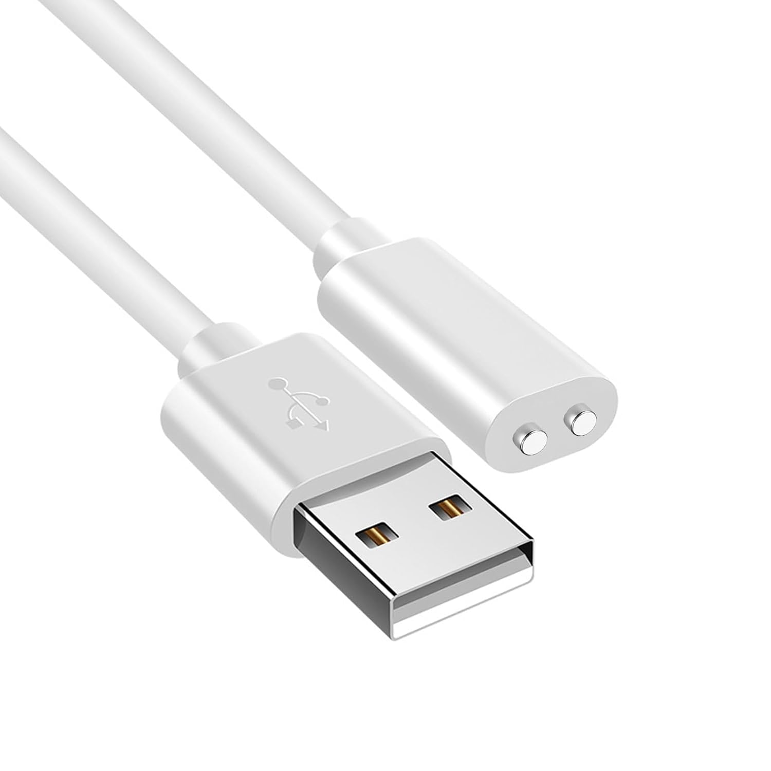 5Mm Magnetic USB DC Charger Cable 2.7 Feet with 2 Dots for Replacement Charging Cord- Single Polarity Only