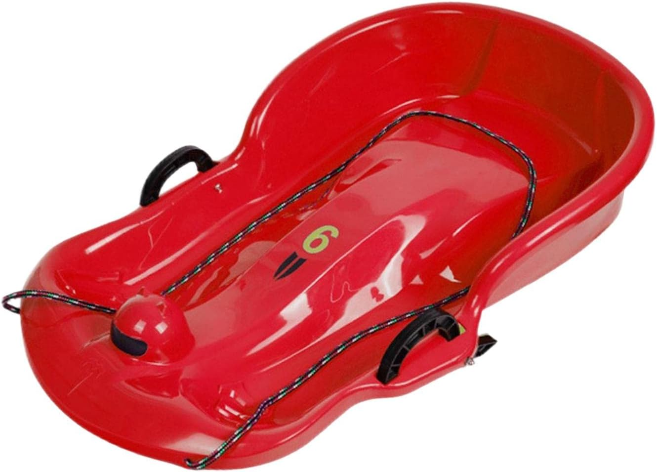 Hellery Winter Snow Sled Sleigh Sledding Toboggan Skiing Downhill Sleds Ski B... - Picture 5 of 14