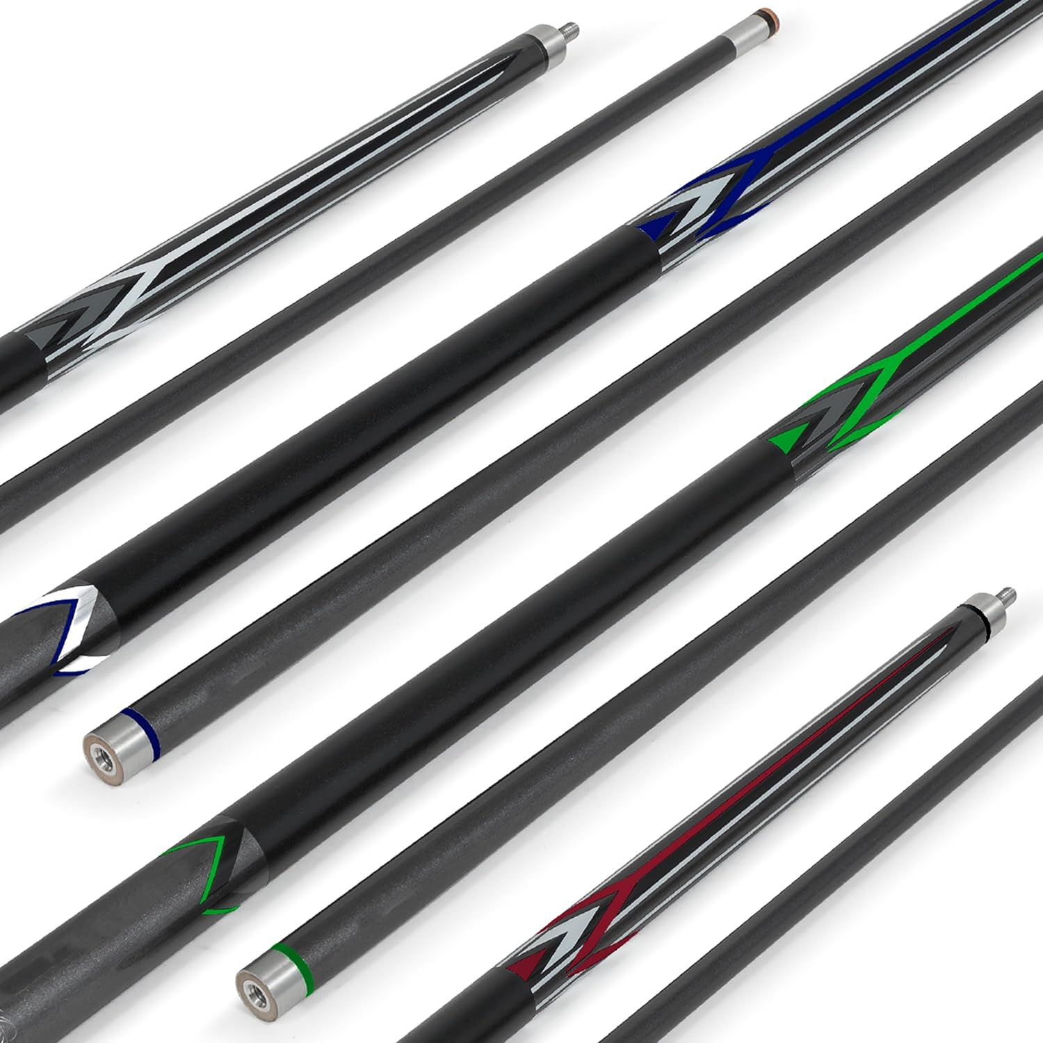 Eastpoint Sports Masterton Billiard Cue 4 Pack - Includes Four 2-Piece 58